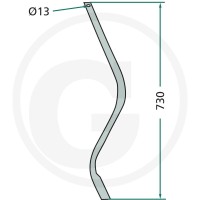 GRANIT Palec spulchniacza śladów 180180309 - 180180309 - Sklep rolniczy PoltechParts