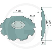 GRANIT Talerz brony talerzowej 1802800020 - Sklep PoltechParts