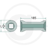 GRANIT Element pośredni 18031-0002 - 18031-0002 - Sklep rolniczy PoltechParts