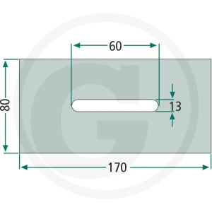 GRANIT Skrobak metalowy 18051-R102