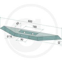 GRANIT Dziób redlicy 1803700004 - 1803700004 - Sklep rolniczy PoltechParts