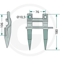 GRANIT Bagnet podwójny 525916328 — nr 525916328