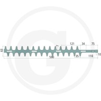 GRANIT Nóż do nożyc akumulatorowych 13287031 - 13287031 - Sklep rolniczy PoltechParts