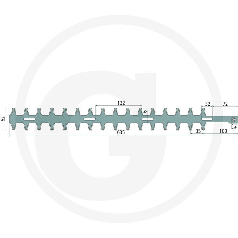 GRANIT Nóż do nożyc akumulatorowych 13271126 - 13271126 - Sklep rolniczy PoltechParts