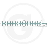 GRANIT Nóż do nożyc akumulatorowych 13271126 - 13271126 - Sklep rolniczy PoltechParts