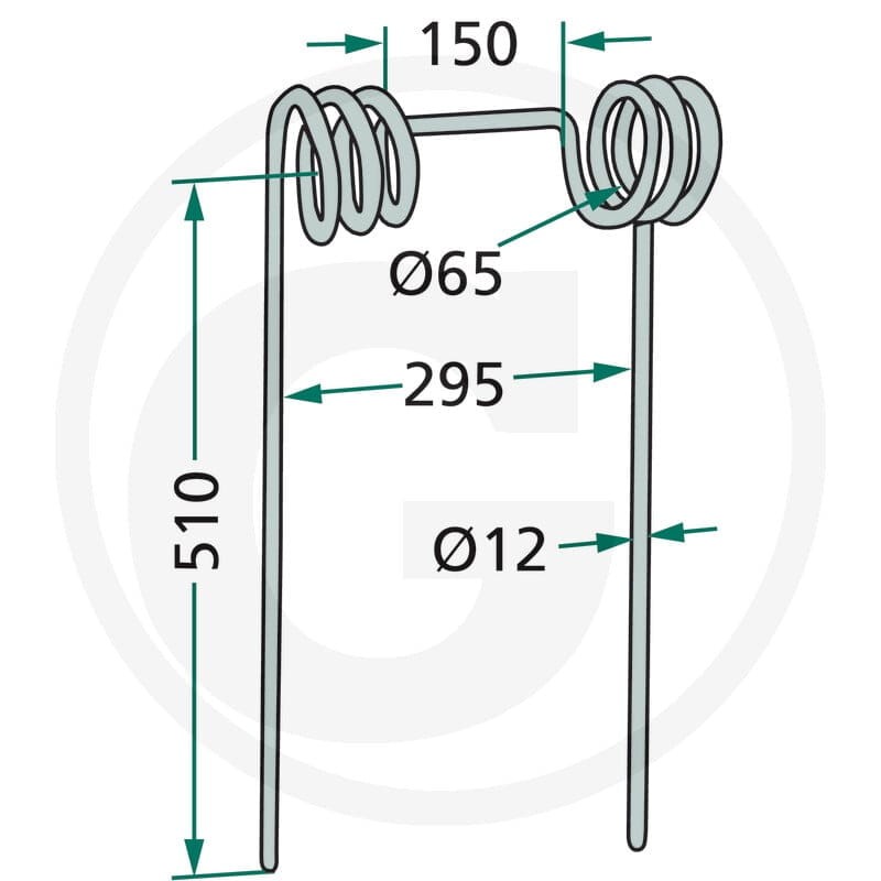 GRANIT Palec zgrabiarki słomy 18010.ST-ST-… | poltechparts.pl