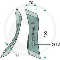 GRANIT Ostrze 180101.260320-H - 180101.260320-H - Sklep rolniczy PoltechParts