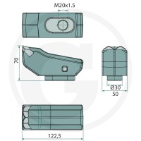 GRANIT ENDURANCE CARBIDE Młotek narzędziowy 12368880 - 12368880 - Sklep rolniczy PoltechParts