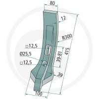 GRANIT Heavy Duty Dziób redlicy 1796500000 - 1796500000 - Sklep rolniczy PoltechParts