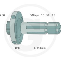 GRANIT Końcówka wałka przekaźnika mocy 70806005 - 70806005 - Sklep rolniczy PoltechParts