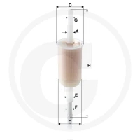 MANN FILTER Filtr paliwa 565WK32 | poltechparts.pl