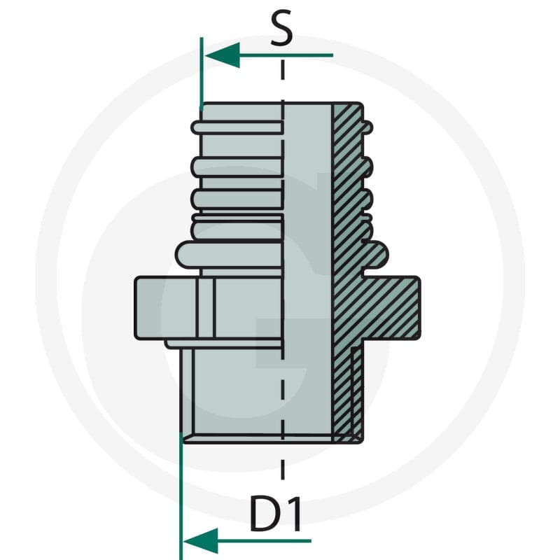 Kongsberg Szybkozłącze - króciec 2286237016 - Sklep PoltechParts