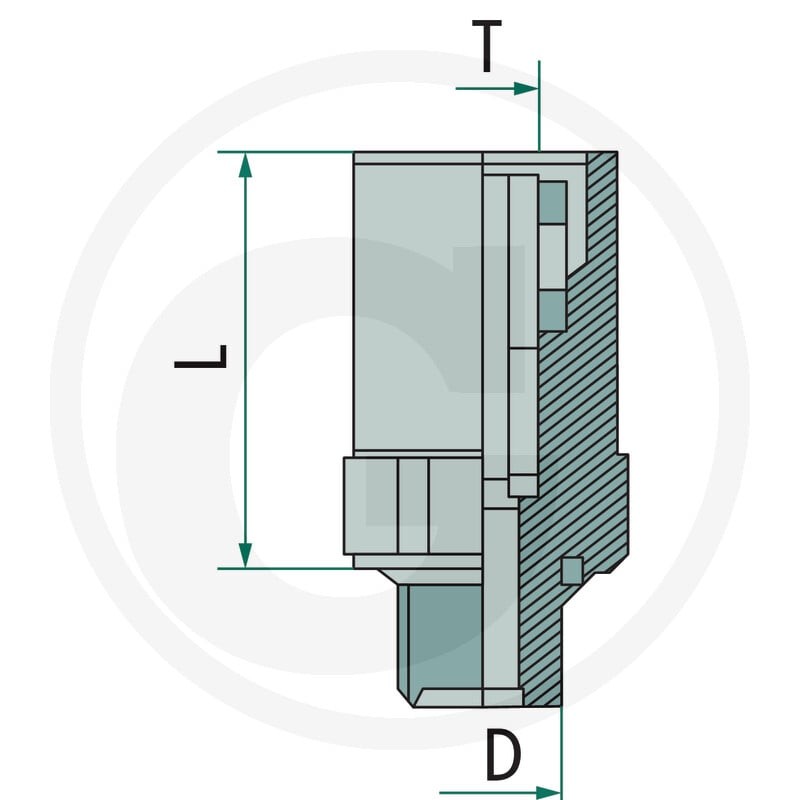 Kongsberg Złącze wtykowe wkrętne 22890110116 - Sklep PoltechParts