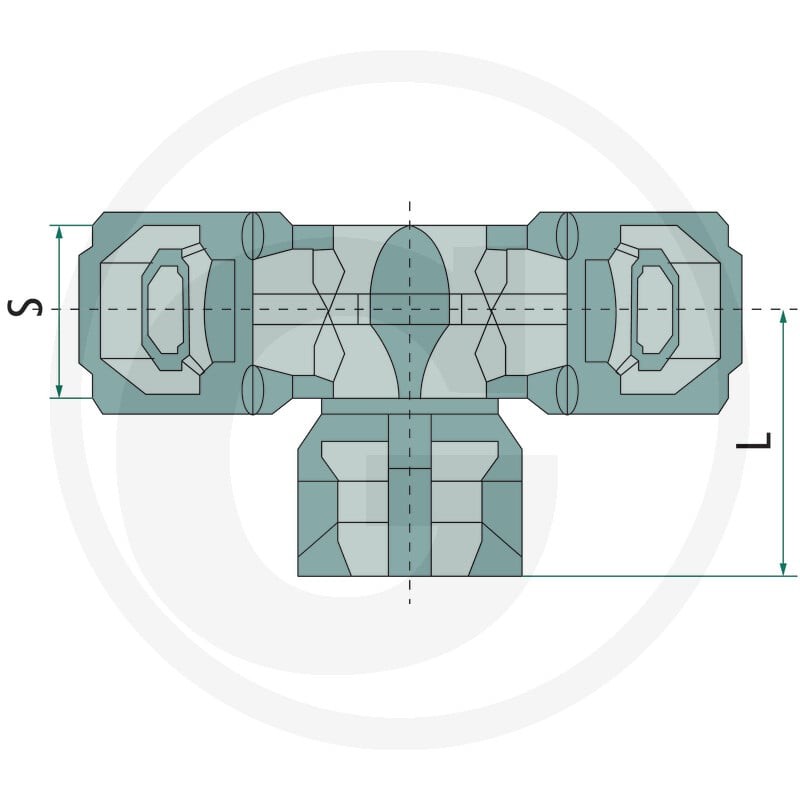 Kongsberg ABC Rodzielacz trójdrożny 22892052060 - Sklep PoltechParts