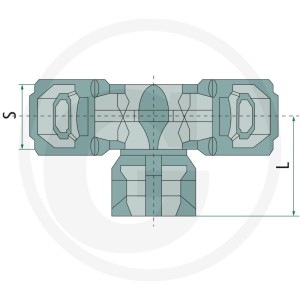 Kongsberg ABC Rodzielacz trójdrożny 22892052060