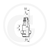 Kongsberg ABC-króciec grodziowy 22893352216 - Sklep PoltechParts