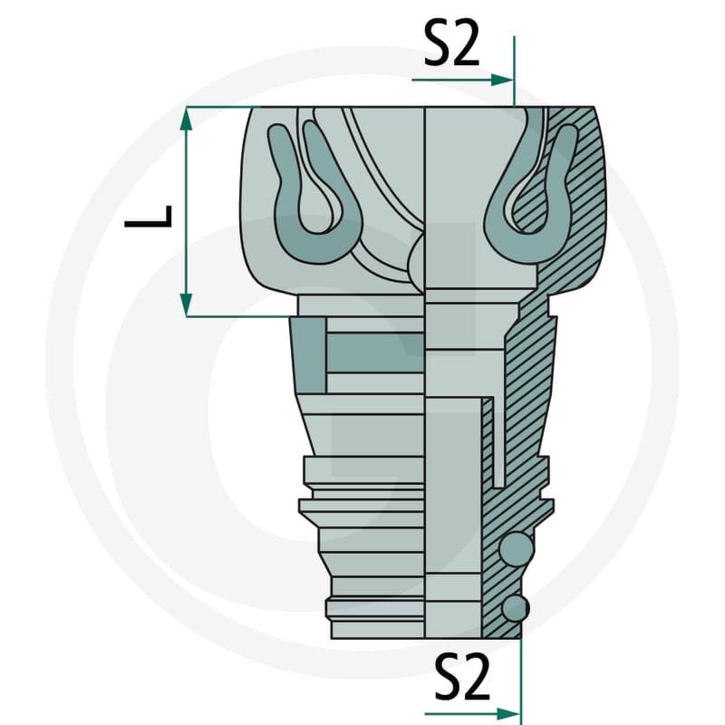 Kongsberg ABC- złącze pośrednie 22896150106 - Sklep PoltechParts
