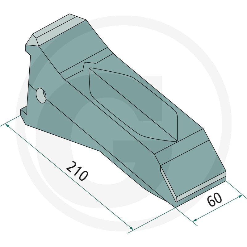GRANIT Heavy Duty Dziób redlicy 1792400004 - 1792400004 - Sklep rolniczy PoltechParts
