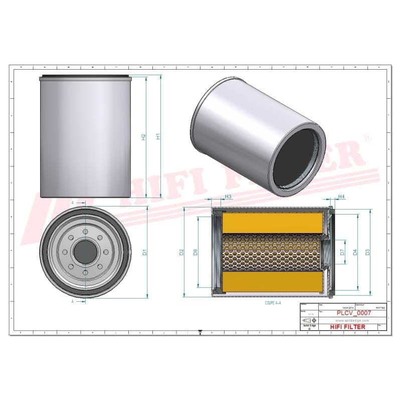 HIFI Kraftstofffilter / Primärfilter 56700529 - 56700529 - Sklep rolniczy PoltechParts