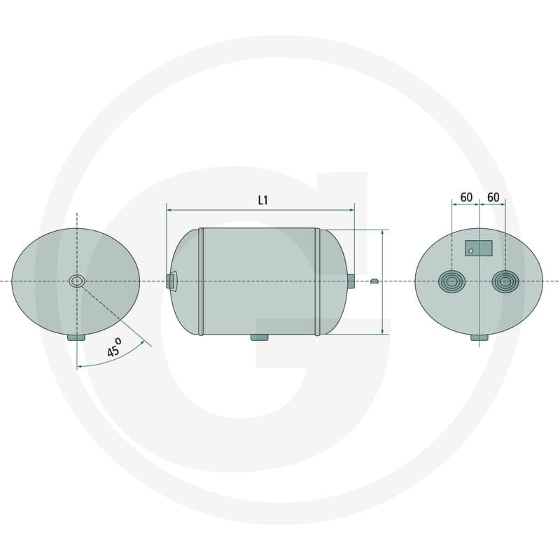 Frauenthal Zbiornik pneumatyczny, stalowy 82770247 - 82770247 - Sklep rolniczy PoltechParts