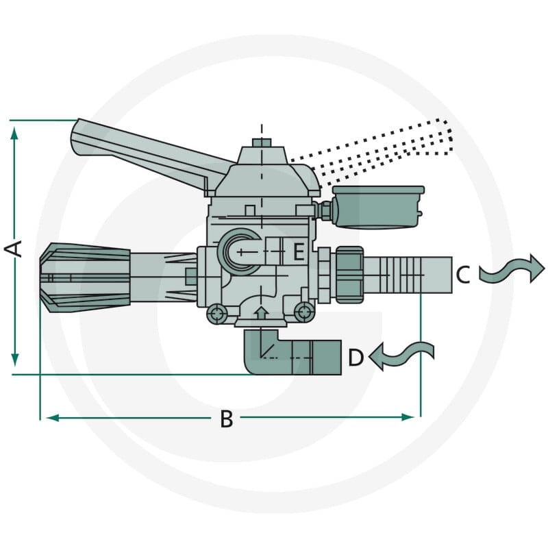 Braglia Armatura obsługowa M 170 6701702068 - 6701702068 - Sklep rolniczy PoltechParts