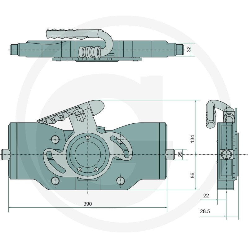Rockinger Płyta adaptera 787899D92702 | poltechparts.pl
