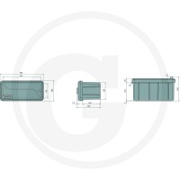 DAKEN Skrzynia BLACKIT 1 28801133 - 28801133 - Sklep rolniczy PoltechParts