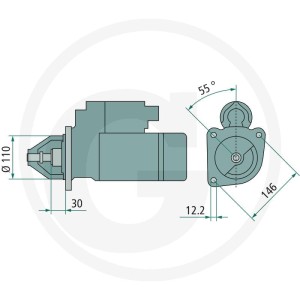 MAHLE Rozrusznik 24 V / 3,2 kW 379IS0216