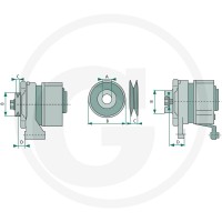 MAHLE Koło pasowe 37916906807 - 37916906807 - Sklep rolniczy PoltechParts