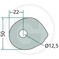 GRANIT Łożysko zawiasu 22010047 - 22010047 - Sklep rolniczy PoltechParts