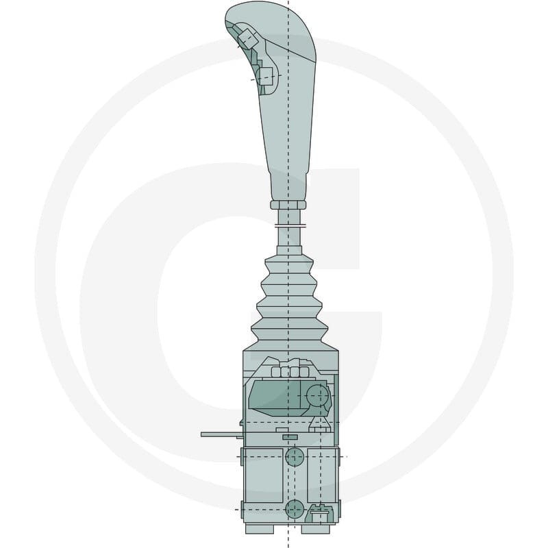 GRANIT Dźwignia krzyżowa cięgno 1 włącznik 8502948001 - 8502948001 - Sklep rolniczy PoltechParts
