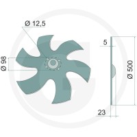 GRANIT Gwiazda wyrównująca prawa 1800700030 - 1800700030 - Sklep rolniczy PoltechParts