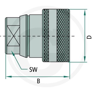 GRANIT Złącze hamuclowe GP-VF -0/12GAS F 87001273
