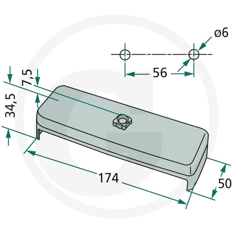 Cobo Gniazdo bezpiecznikowe 22724051000 - 22724051000 - Sklep rolniczy PoltechParts