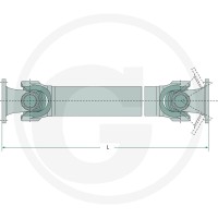 GRANIT Wał Kardana 72702377 - 72702377 - Sklep rolniczy PoltechParts