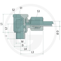 GRANIT Złącze kątowe wahliwe 30615ZS1994 - Sklep PoltechParts