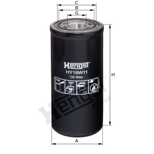 Hengst Filtr oleju Hengst HY18W11 11415590