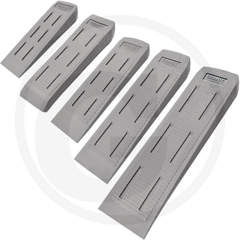 GRANIT BLACK EDITION Nylonowe kliny do prac w lesie, 5 szt. 7540000103 - 7540000103 - Sklep rolniczy PoltechParts