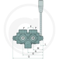 GRANIT Zawór 6-drogowy 459-B-6/ 30-38 11015103 - 11015103 - Sklep rolniczy PoltechParts