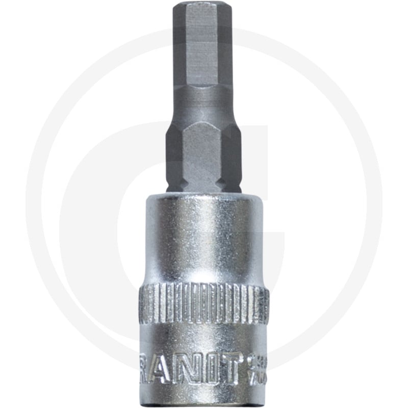GRANIT BLACK EDITION 1/4" Nasadka bitowa z gniazdem sześcioką 7304075