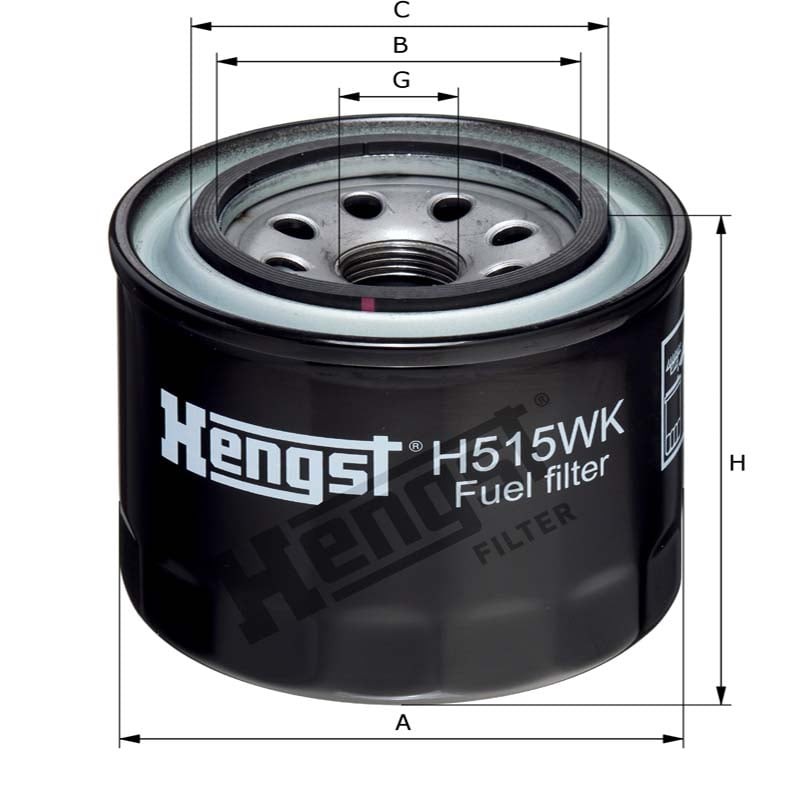 Hengst Filtr paliwa 11026299 | poltechparts.pl