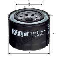 Hengst Filtr paliwa 11026299 | poltechparts.pl