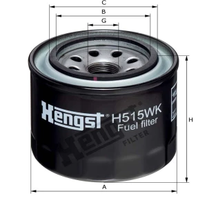 Hengst Filtr paliwa 11026299