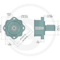 M+S Silnik MS 125 D=32mm 11927144 - Sklep PoltechParts