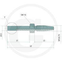 GRANIT Króciec rurowy 30615ZS1947 - 30615ZS1947 - Sklep rolniczy PoltechParts