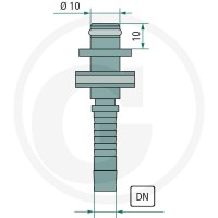GRANIT Złącze wtyk.10 NW 06 z łożyskiem VA 87003046 - Sklep PoltechParts