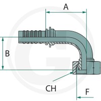 GRANIT PN 25 DKOS M36x2 90° DS 87013269 - 87013269 - Sklep rolniczy PoltechParts
