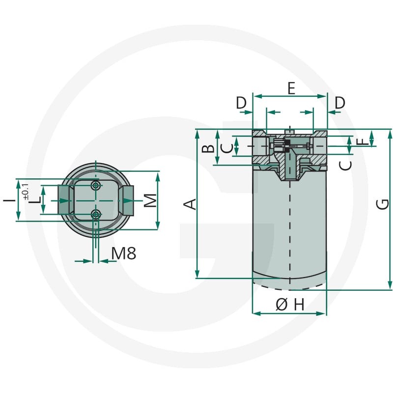 IKRON Spin on Filtr ssący HF20.135 P025 85001001 - 85001001 - Sklep rolniczy PoltechParts