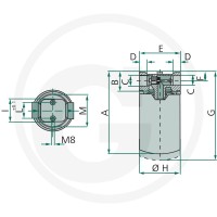 IKRON Spin on Filtr ssący HF20.135 P025 85001001 - 85001001 - Sklep rolniczy PoltechParts