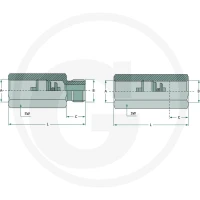 Oleodinamica Marchesini Korpus zaworu bezpieczeństwa X-RBS-04-IG 85002005 - Sklep PoltechParts